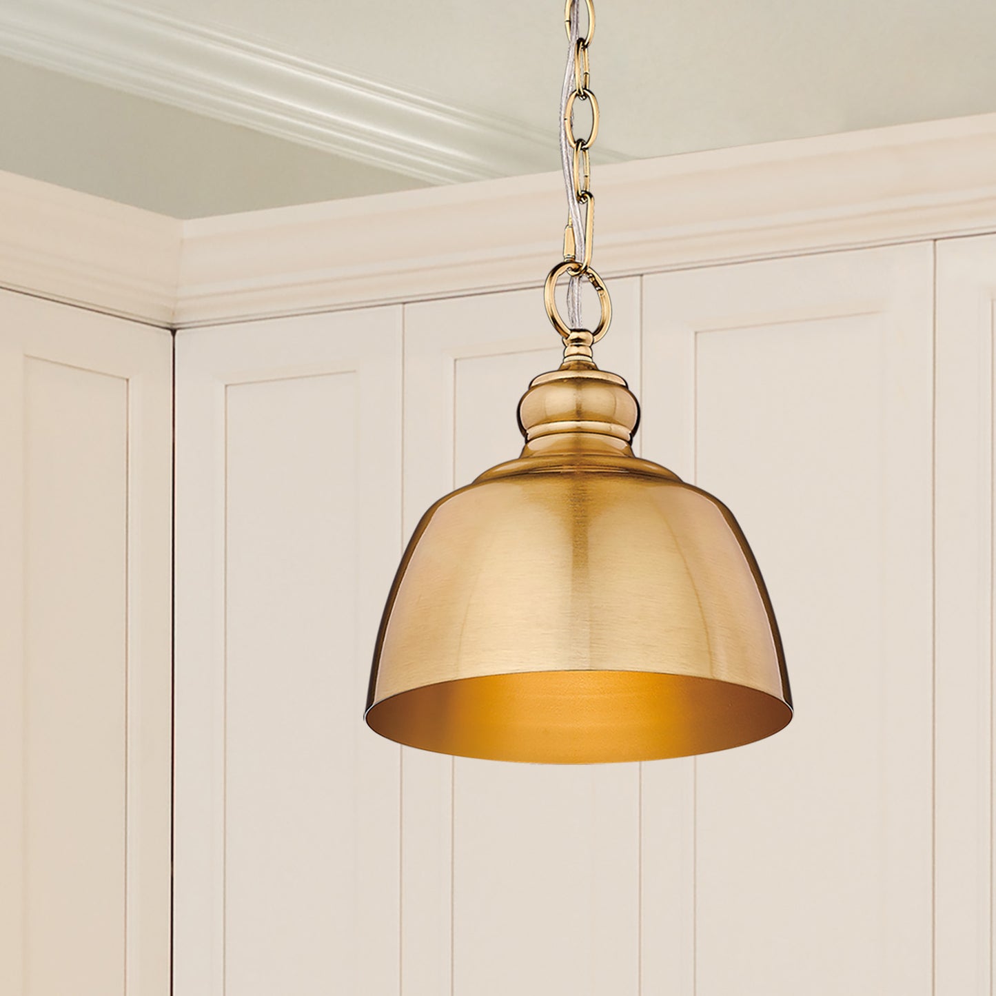 Sherlock MBG Mini Pendant in Modern Brushed Gold