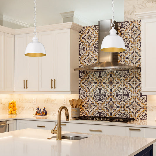 Sherlock WHT Mini Pendant in Matte White