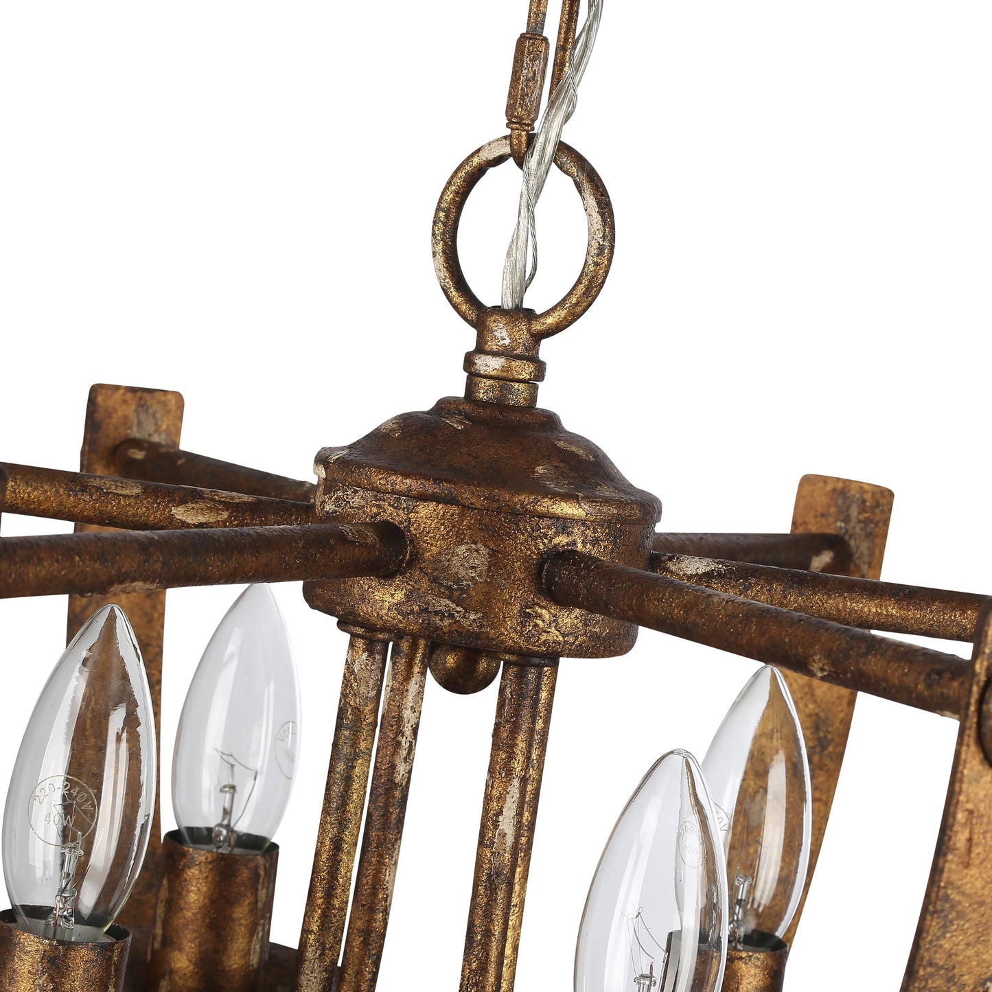 Victory 4-Light Pendant in Heirloom Gold