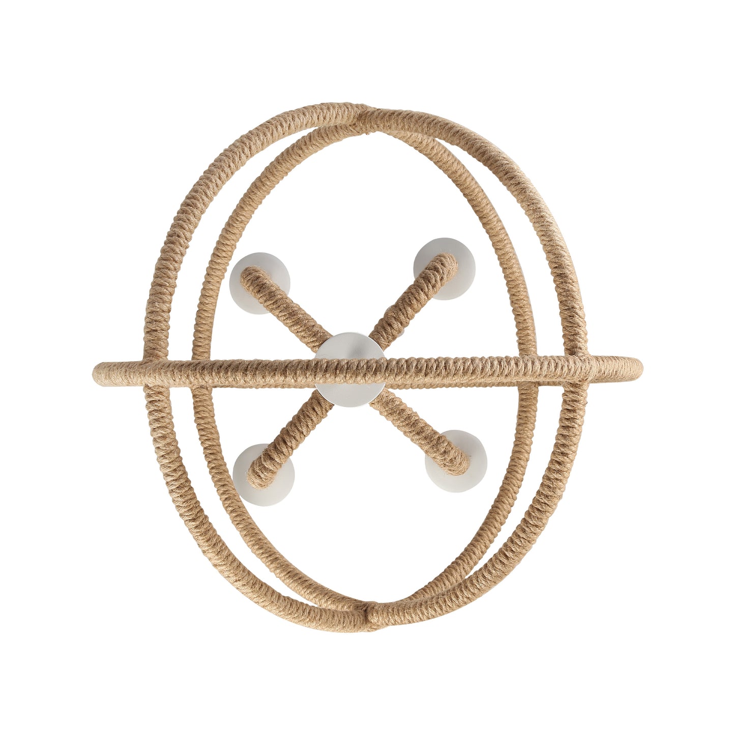 Marina 4-Light Chandelier in Natural White