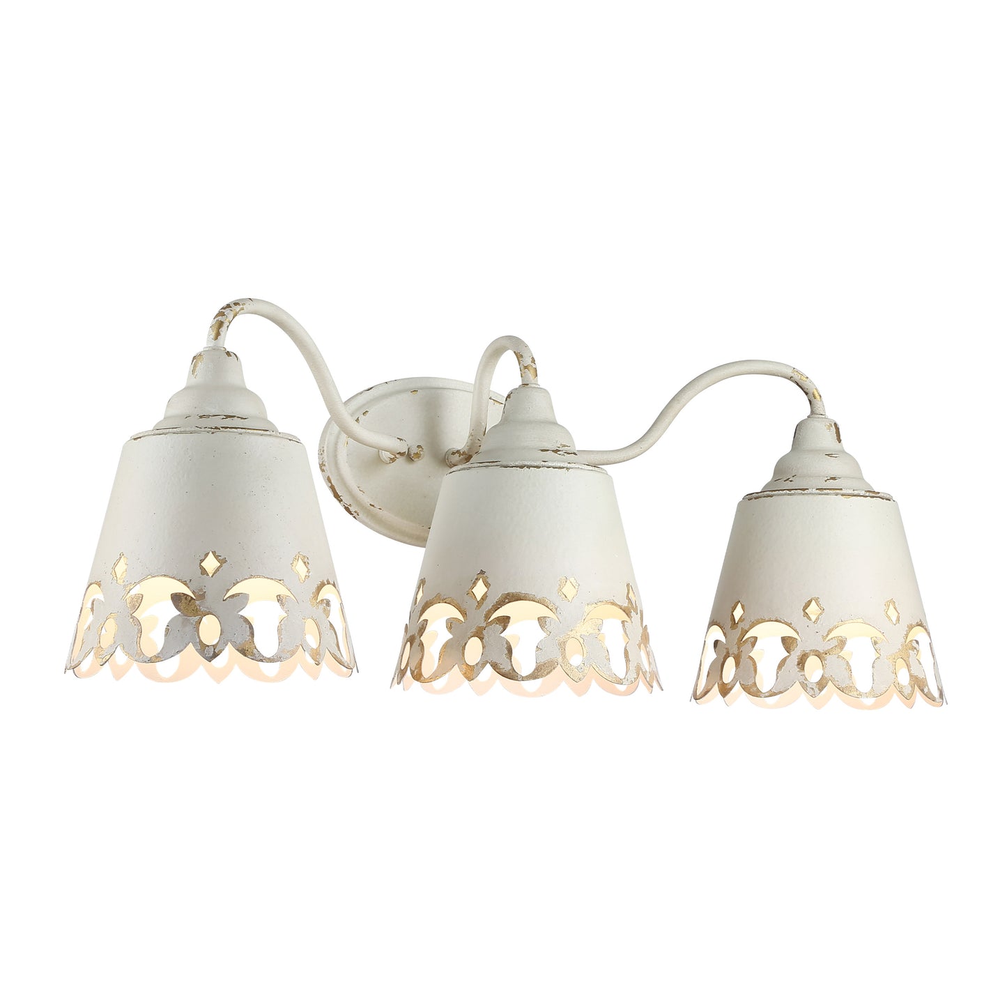 Erin 3-Light Vanity Light in Antique Ivory