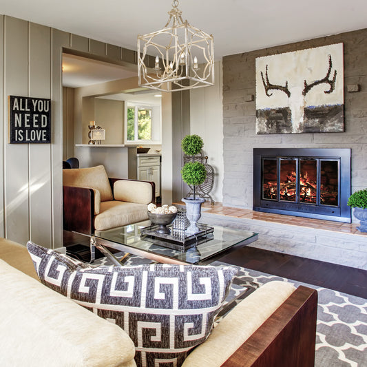 Laurence 4-Light Pendant in Antique Ivory