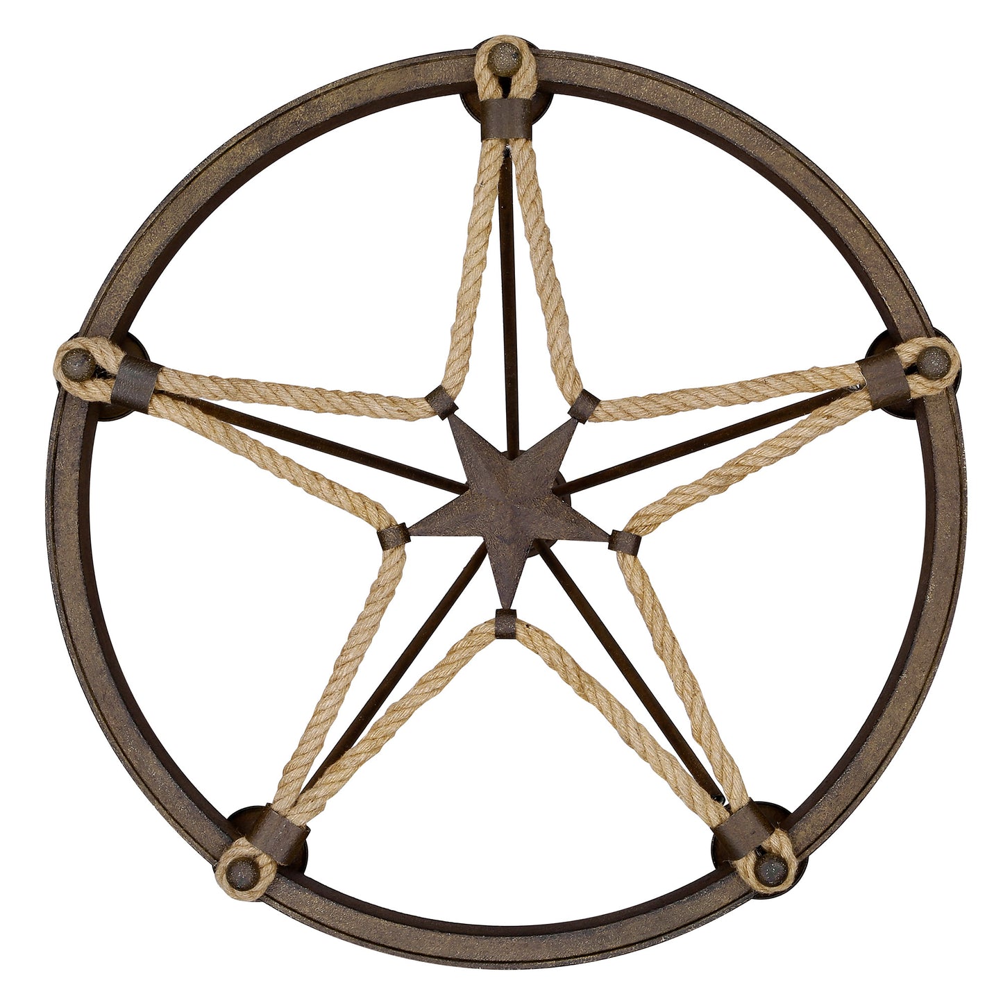 Loel 5-Light Chandelier in Dark Rust