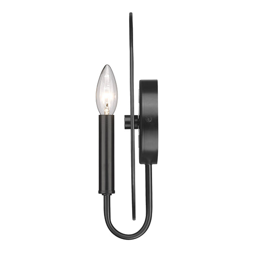 Liv- 1 Light Wall Sconce in Matte Black