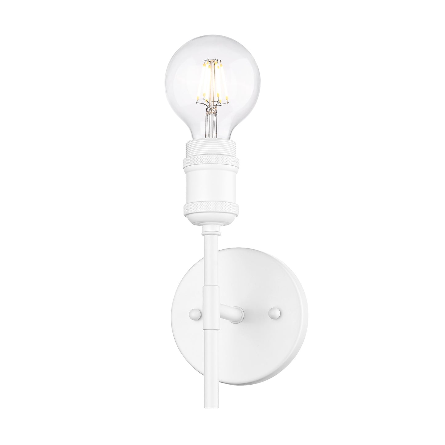 Foley WHT 1 Light Wall Sconce in Matte White