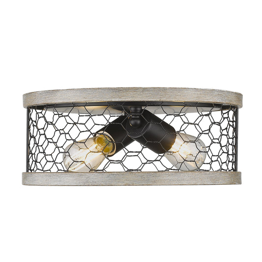 Cooper 11" Flush Mount in Matte Black