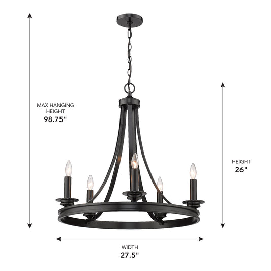 Marianna-5 Light Chandelier