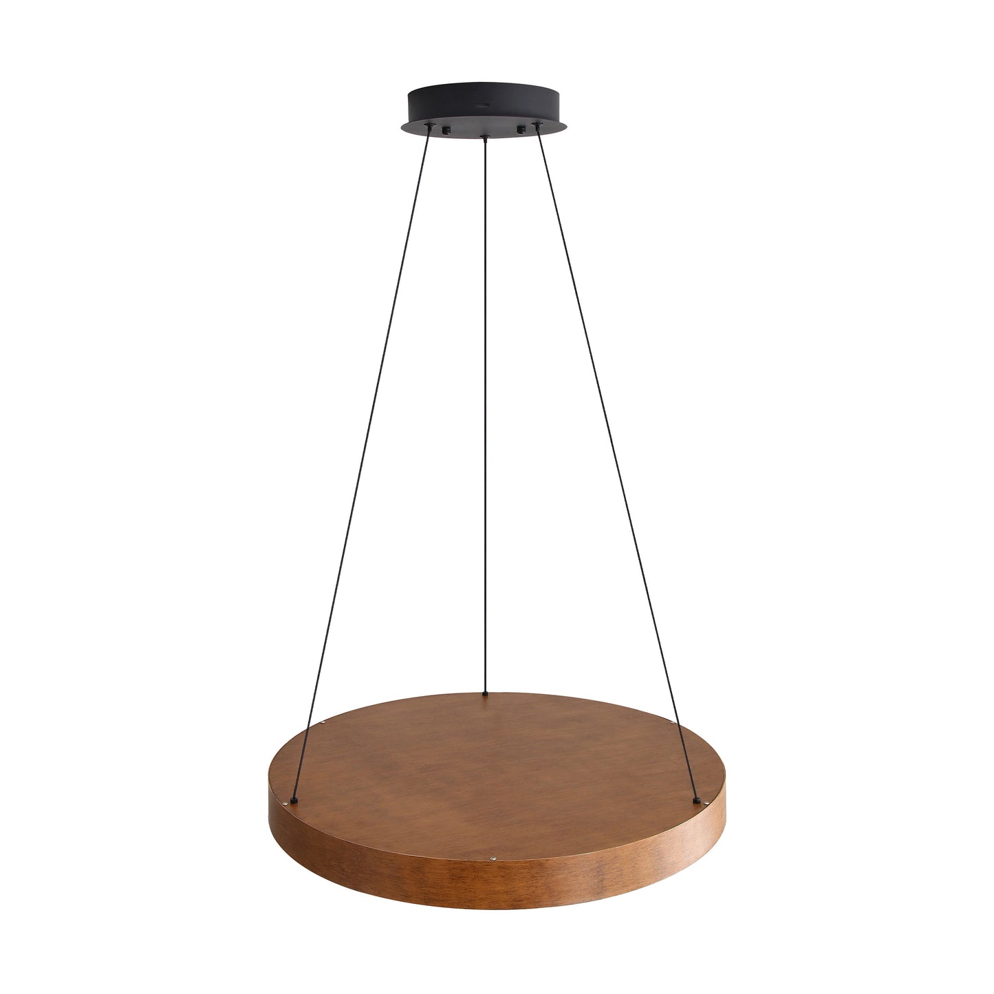 Juniper 24" LED Pendant in Walnut with No Shade