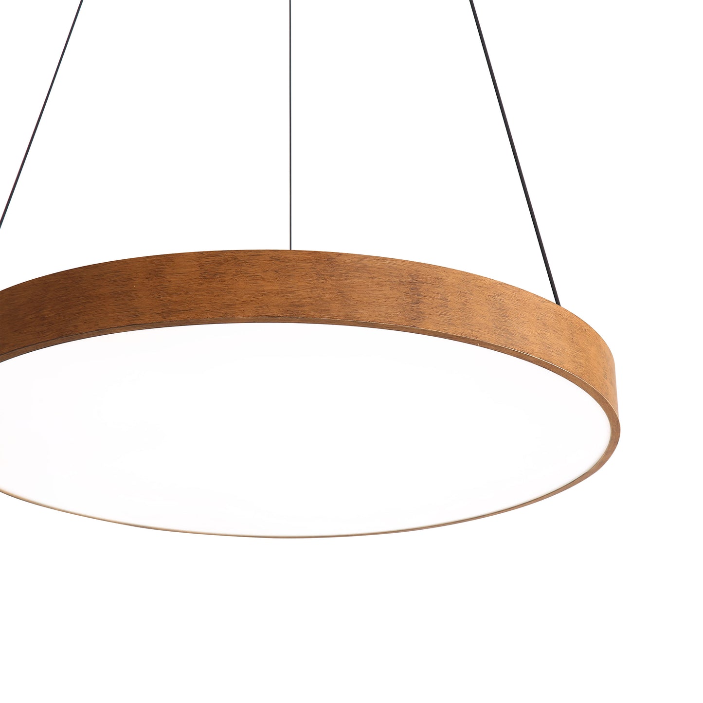 Juniper 24" LED Pendant in Walnut with No Shade