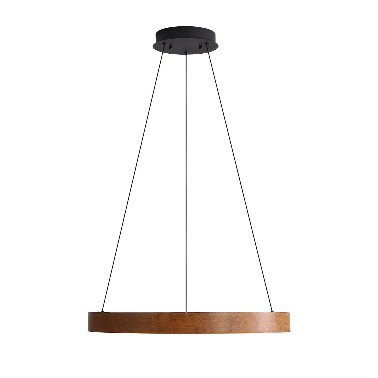 Juniper 24" LED Pendant in Walnut with No Shade