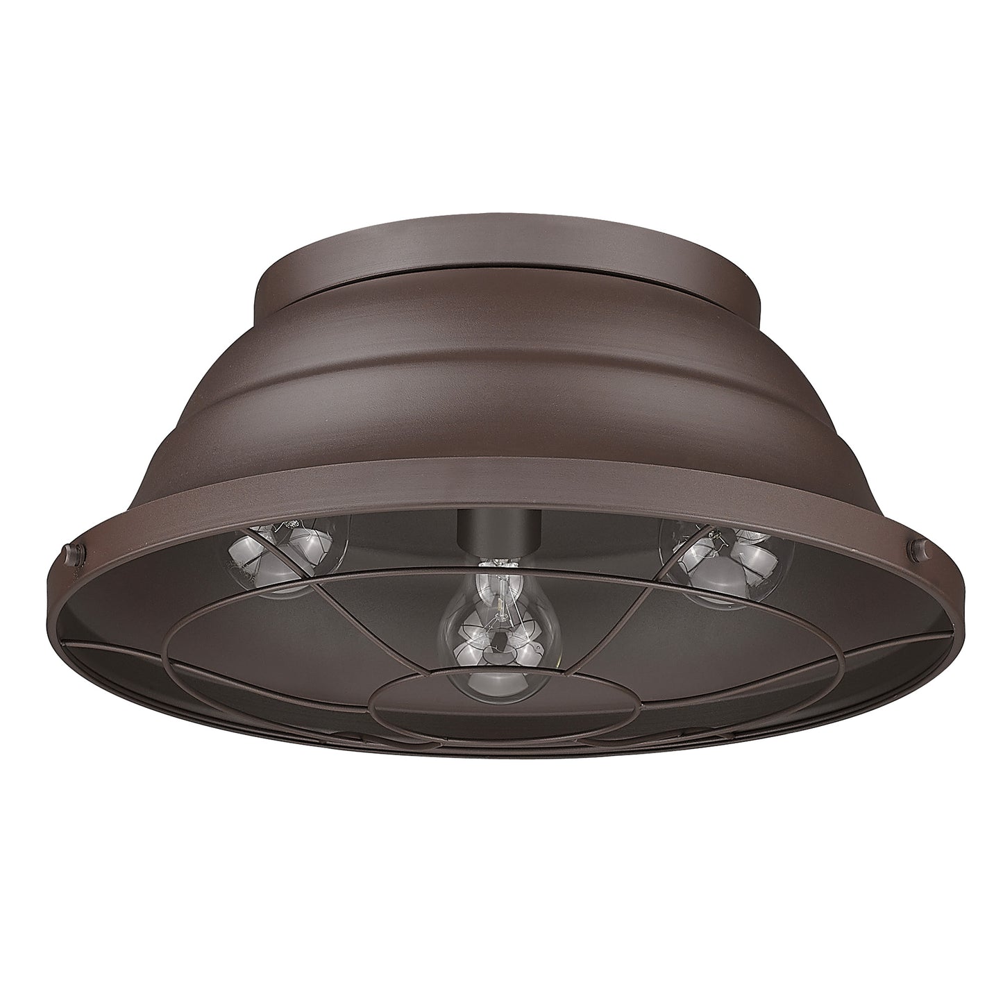 Pascale-Flush Mount - Outdoor in Textured Bronze with Textured Bronze