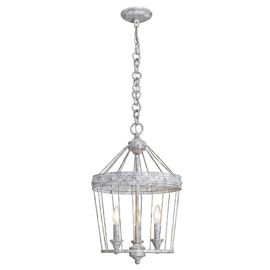 Claudet 3 Light Chandelier in Oyster