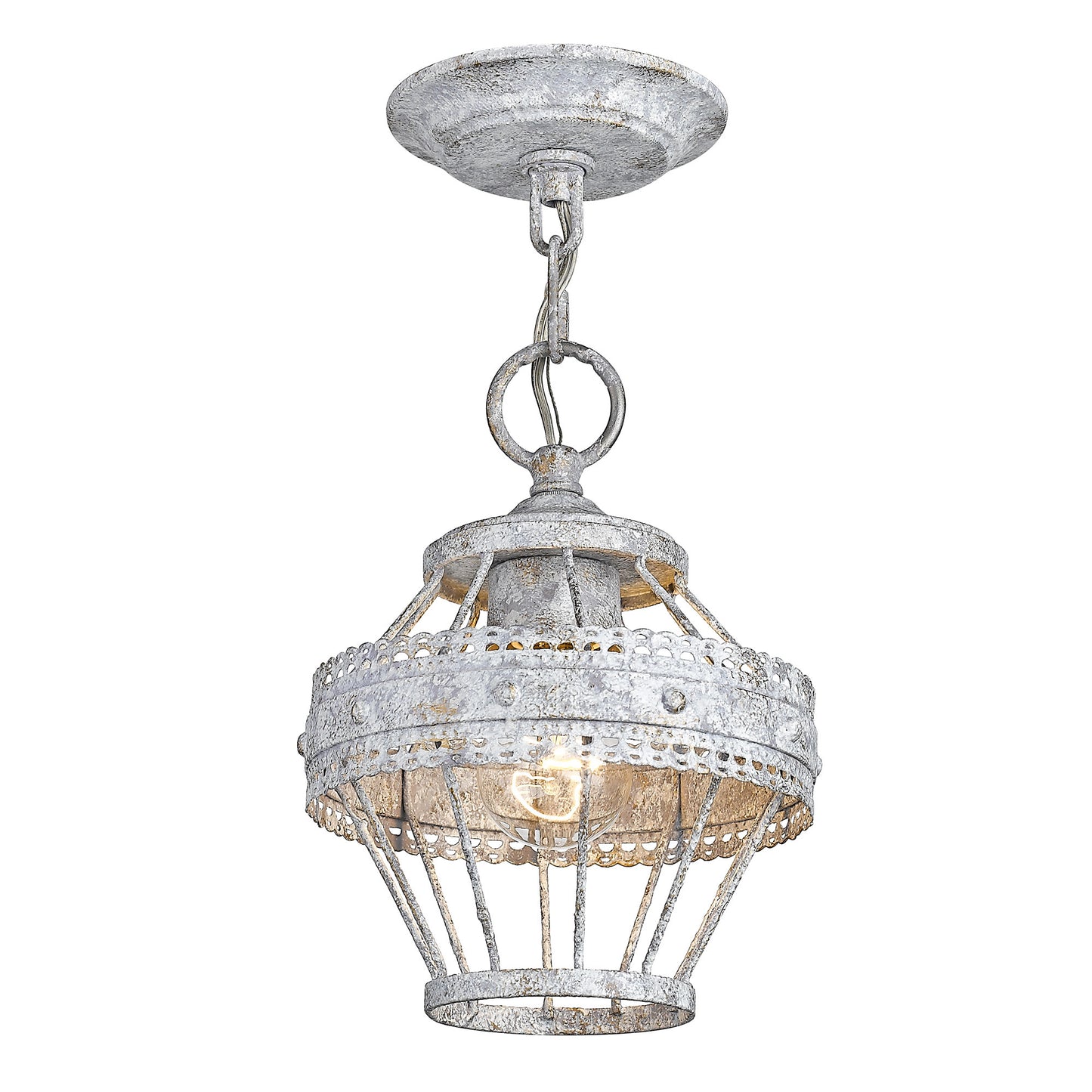 Bueller Mini Pendant in Oyster