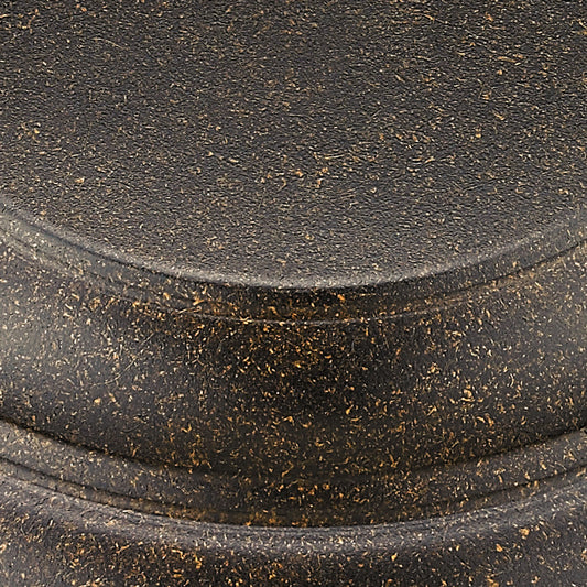 Hearth Mini Pendant in Burnt Sienna with Tea Stone Glass