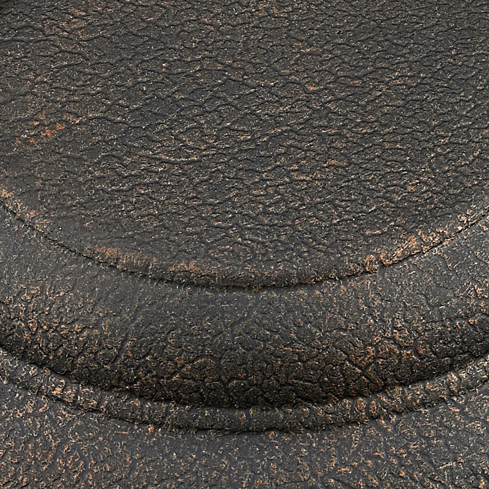 Mayfair 3 Light Linear Pendant in Leather Crackle with Crème Brulee Glass