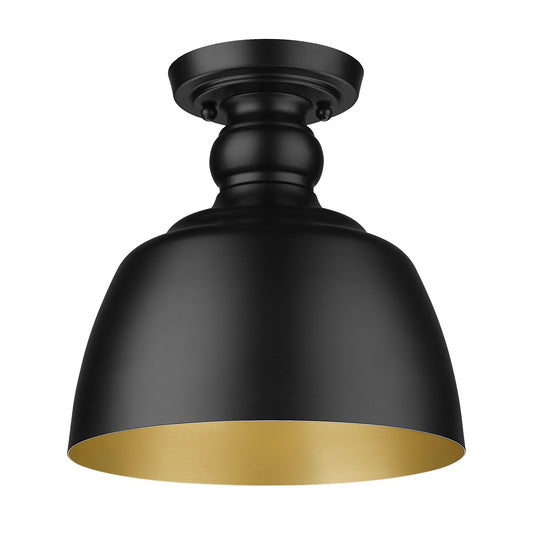 Sherlock BLK Flush Mount in Matte Black