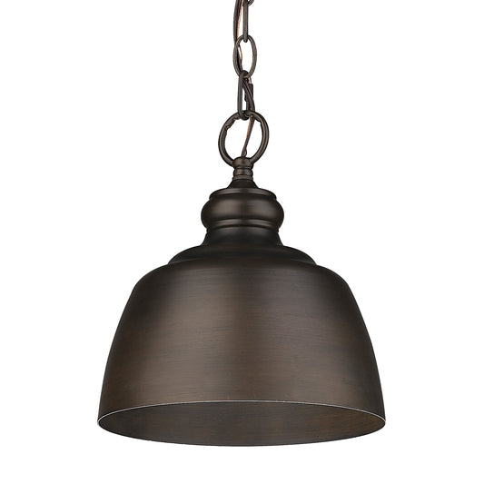 Sherlock Mini Pendant in Rubbed Bronze