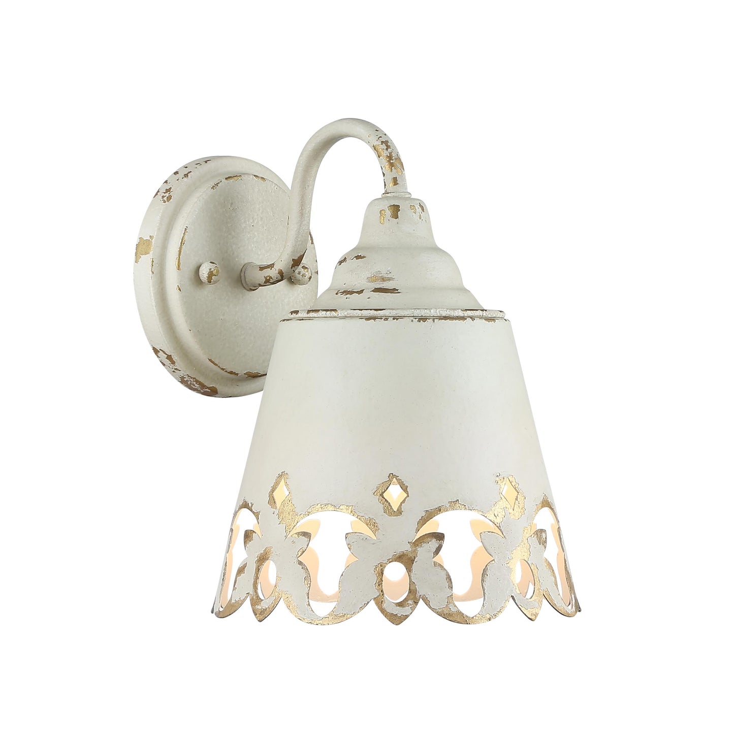 Erin 1-Light Vanity Light in Antique Ivory