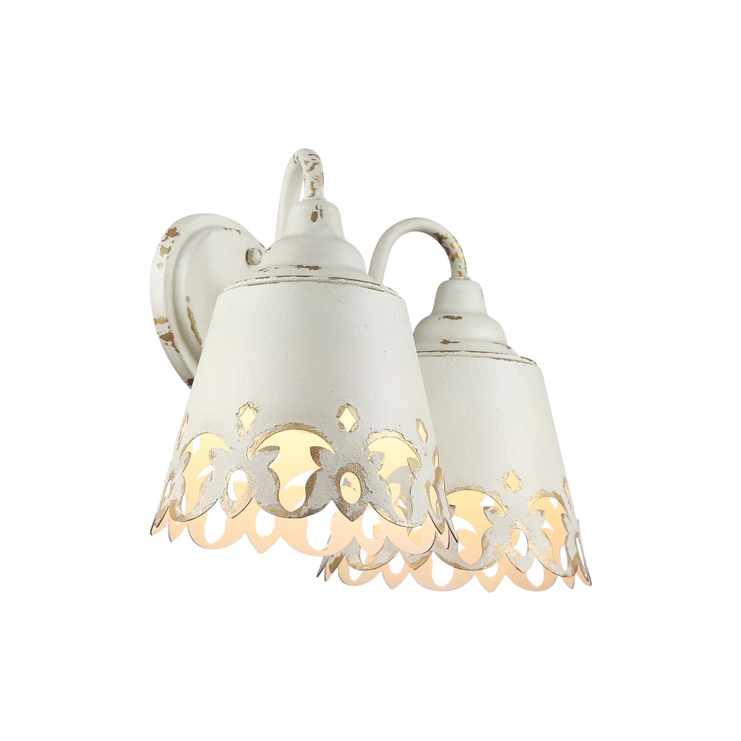 Erin 2-Light Vanity Light in Antique Ivory