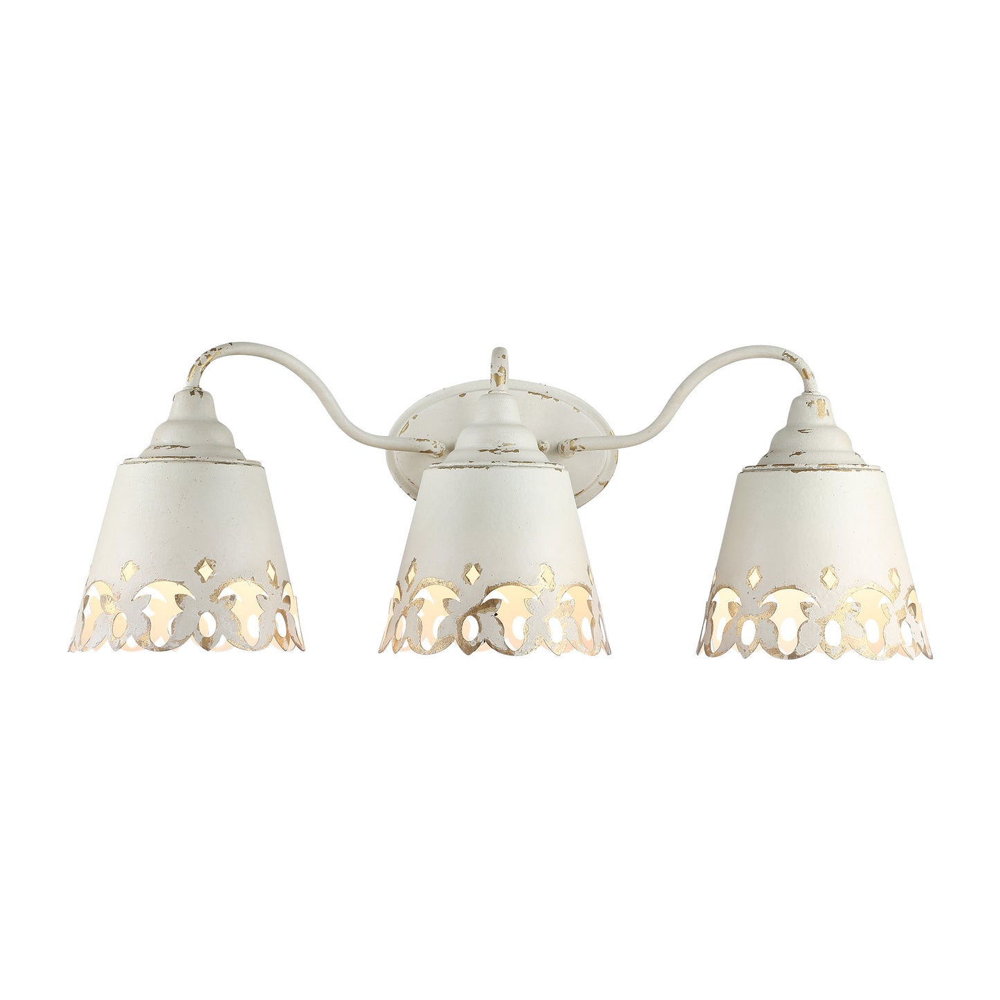 Erin 3-Light Vanity Light in Antique Ivory