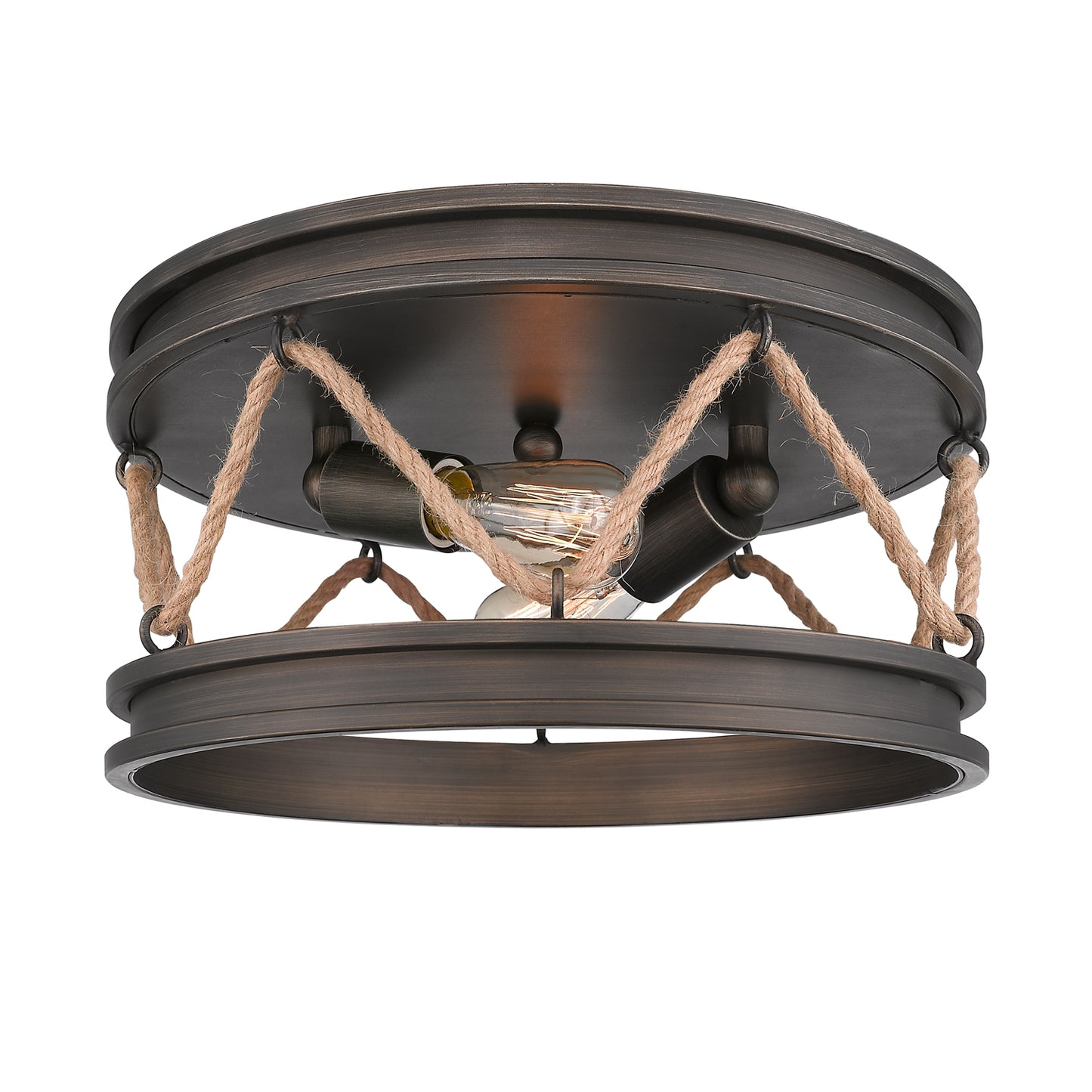 Ren Flush Mount in Gunmetal Bronze