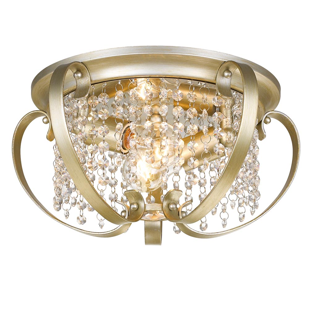 Gemma- Flush Mount in White Gold