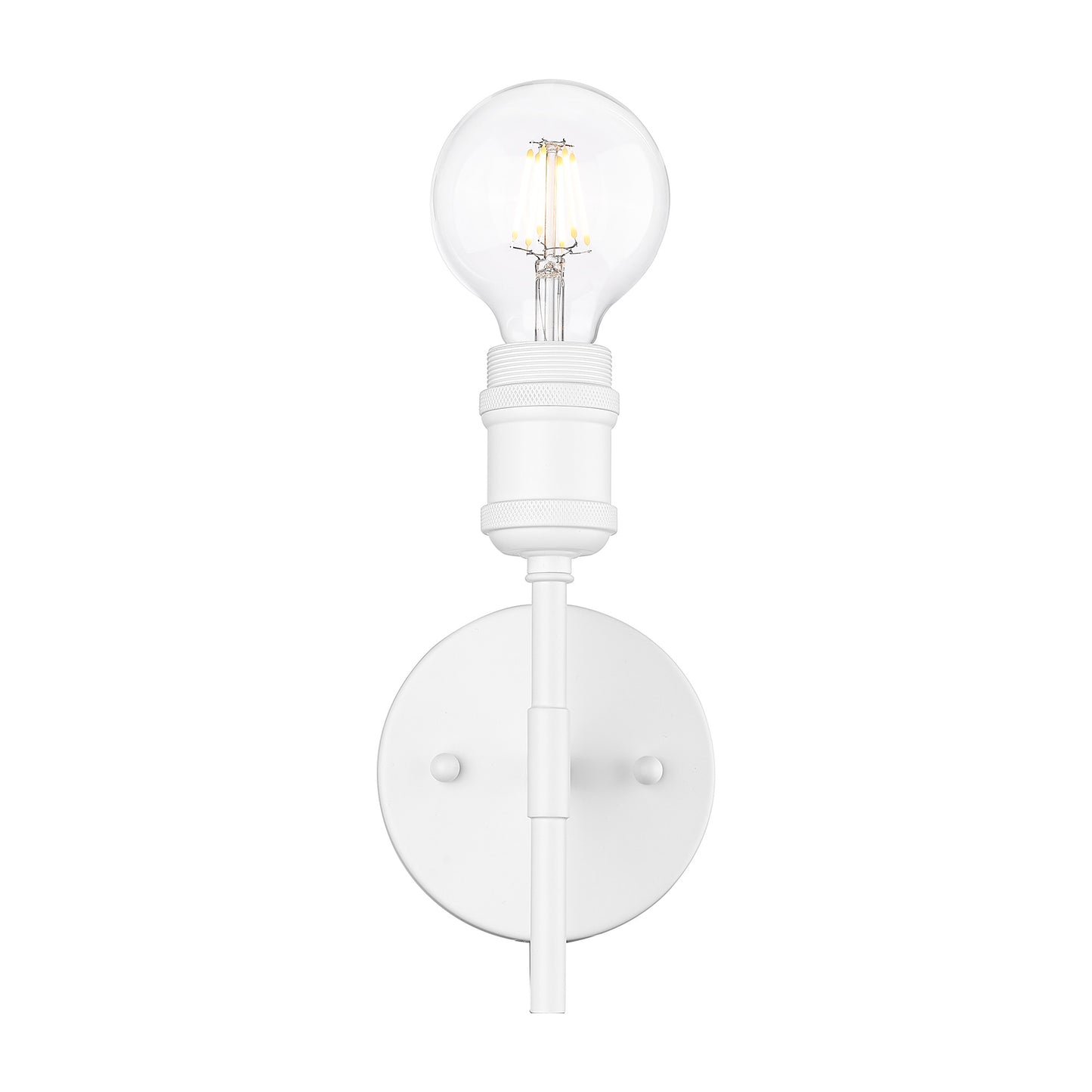 Foley WHT 1 Light Wall Sconce in Matte White