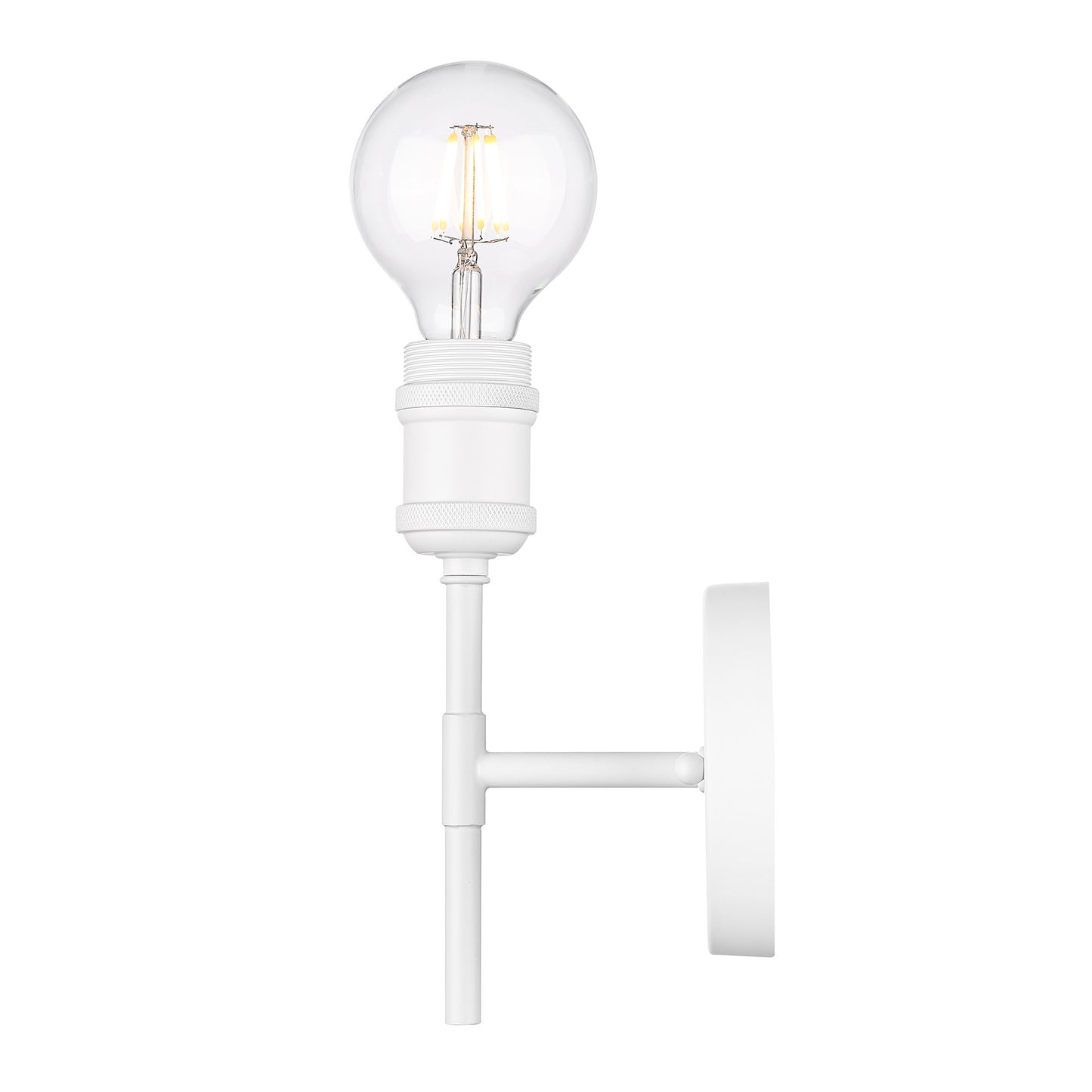Foley WHT 1 Light Wall Sconce in Matte White