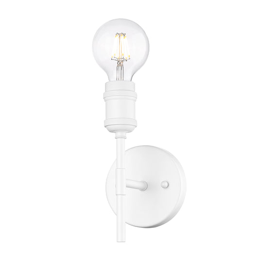 Foley WHT 1 Light Wall Sconce in Matte White