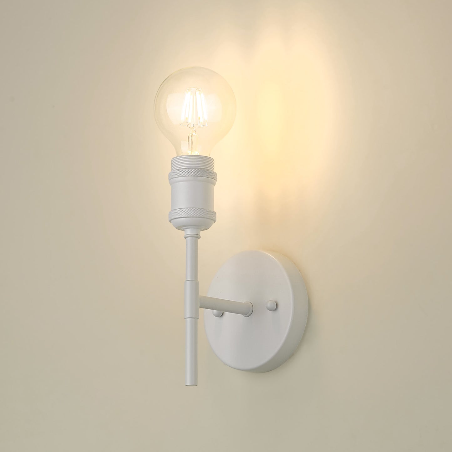 Foley WHT 1 Light Wall Sconce in Matte White