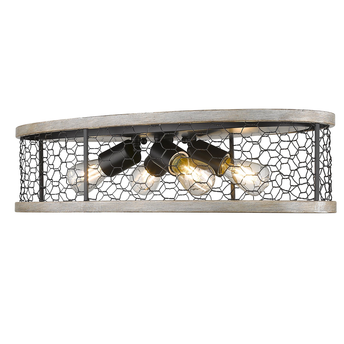 Cooper 24" Flush Mount in Matte Black