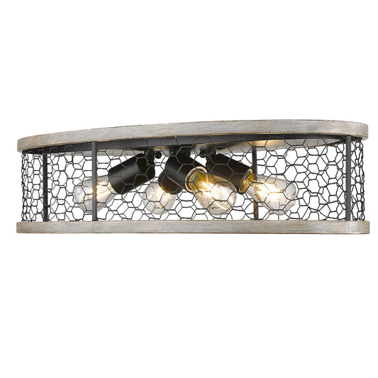 Cooper 24" Flush Mount in Matte Black