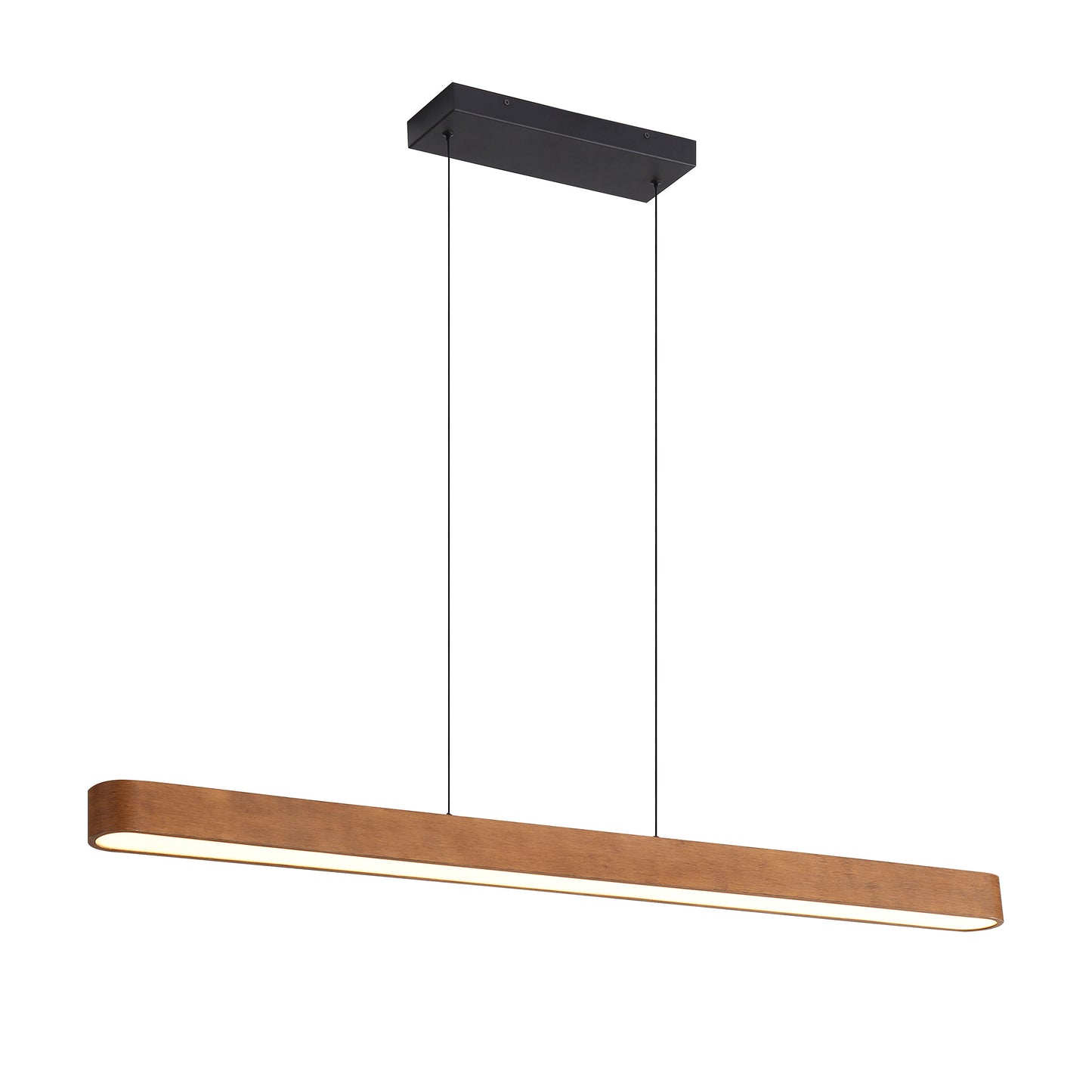 Anderson 48" LED Pendant in Walnut with No Shade