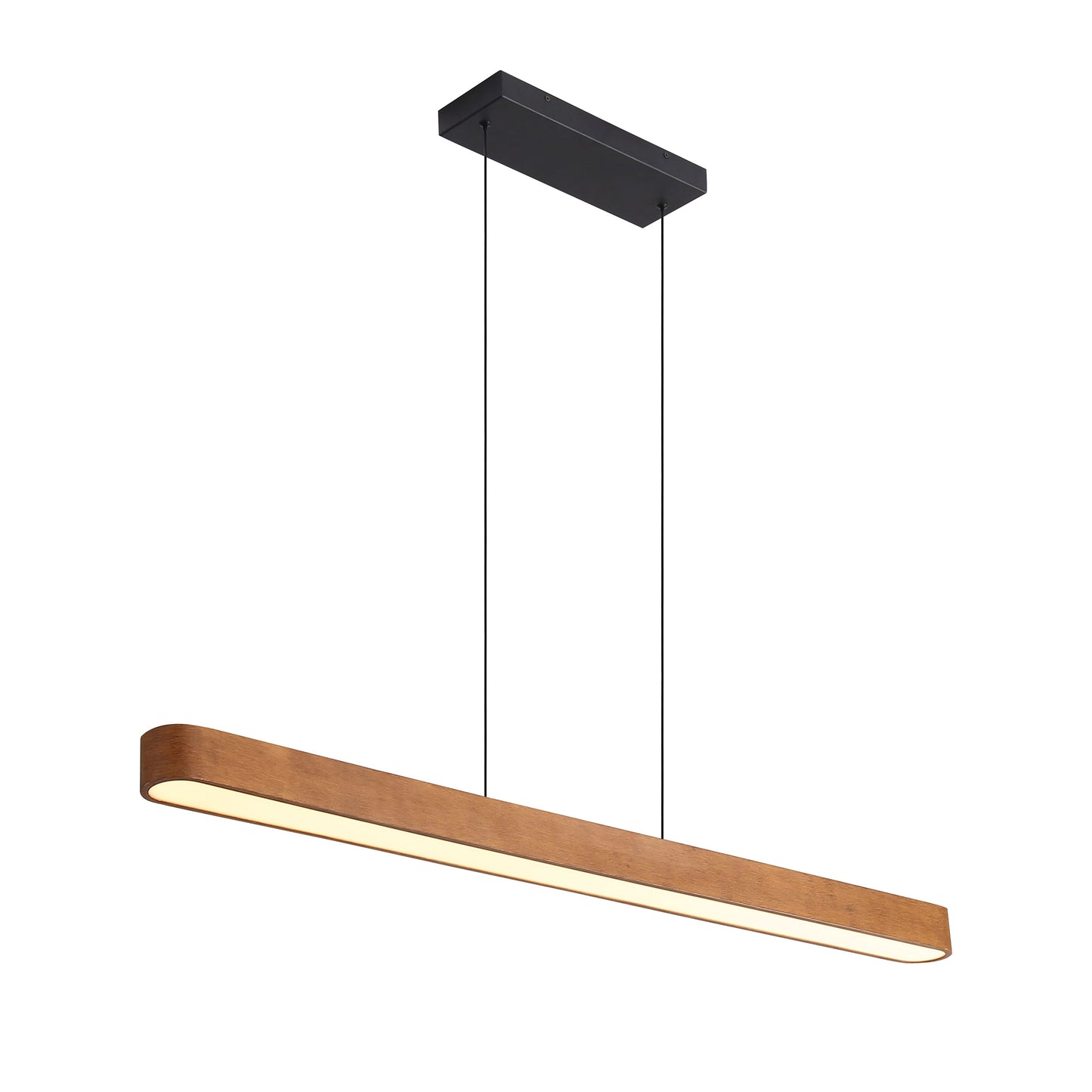 Anderson 48" LED Pendant in Walnut with No Shade