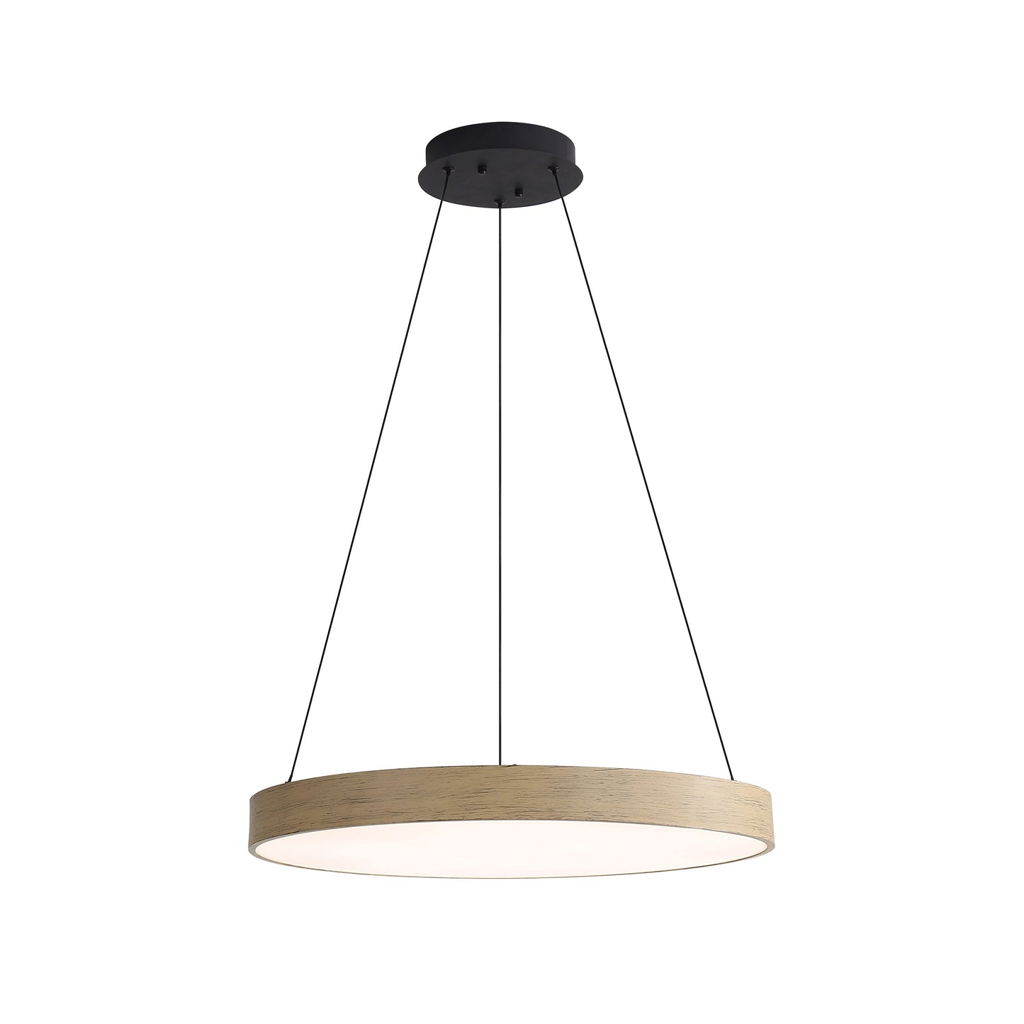 Juniper 24" LED Pendant in Driftwood with No Shade