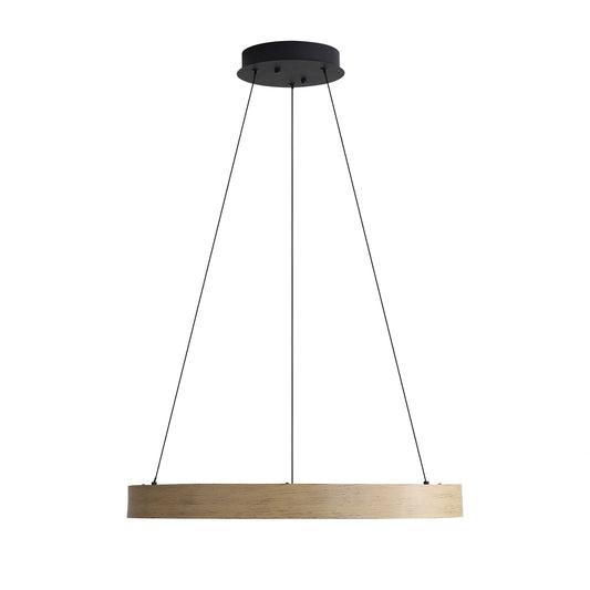 Juniper 24" LED Pendant in Driftwood with No Shade