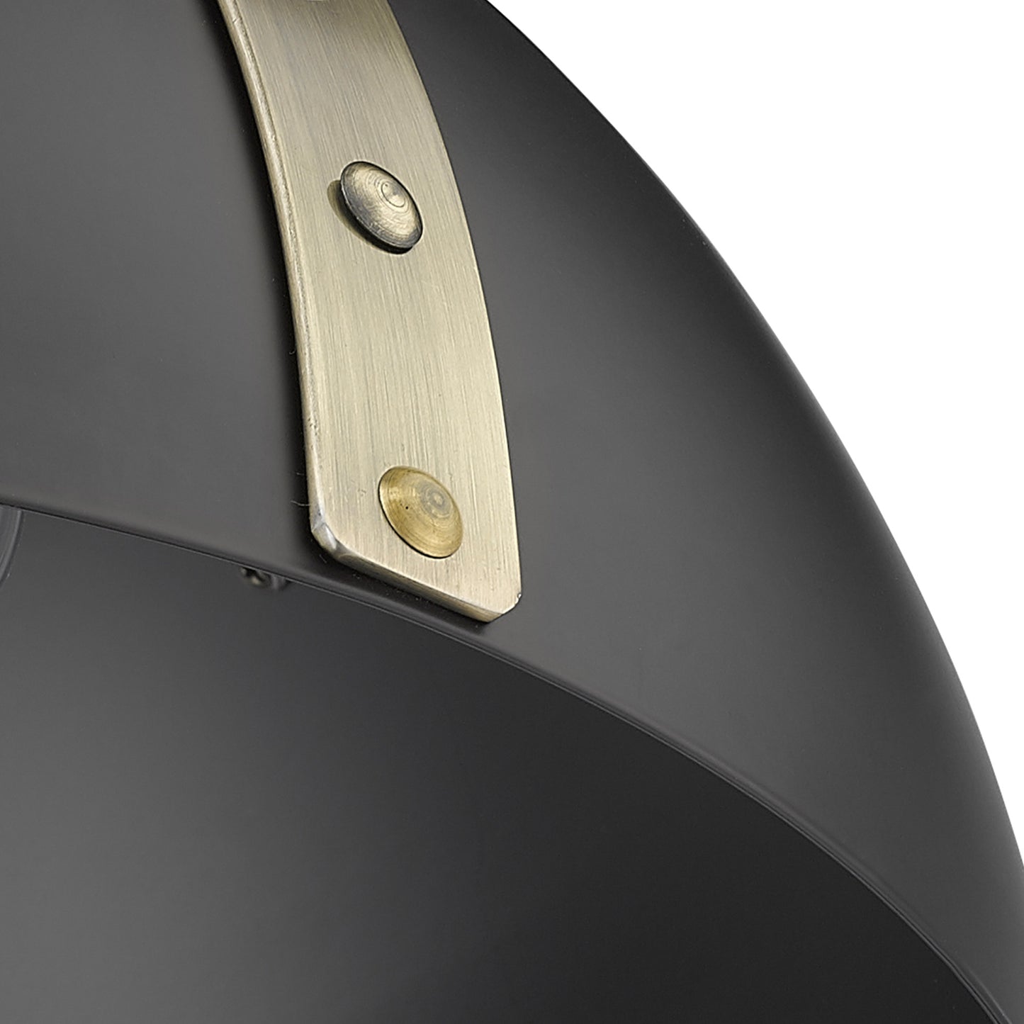 Ryder AB Flush Mount in Aged Brass