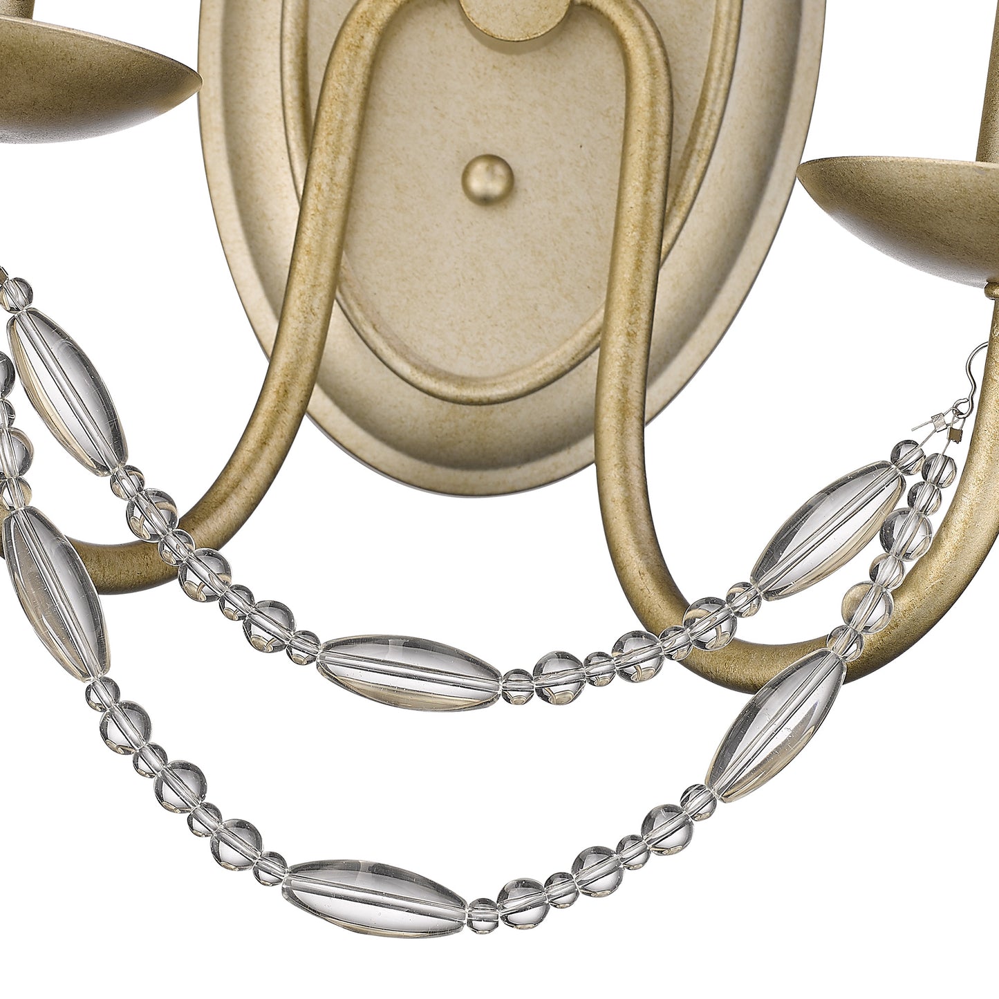 Ingrid-2-Light Wall Sconce in Golden Aura