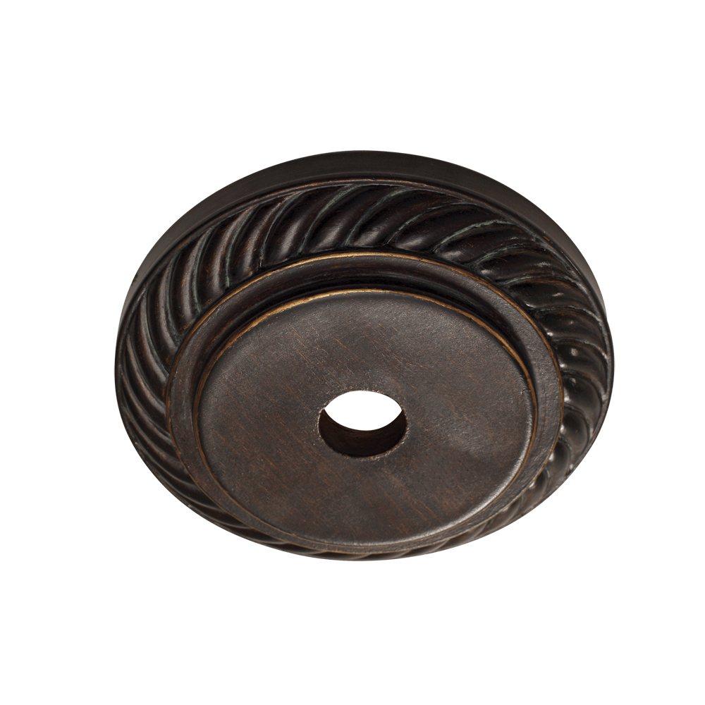 Diana 6 Light Chandelier in Cordoban Bronze with Remolino Glass