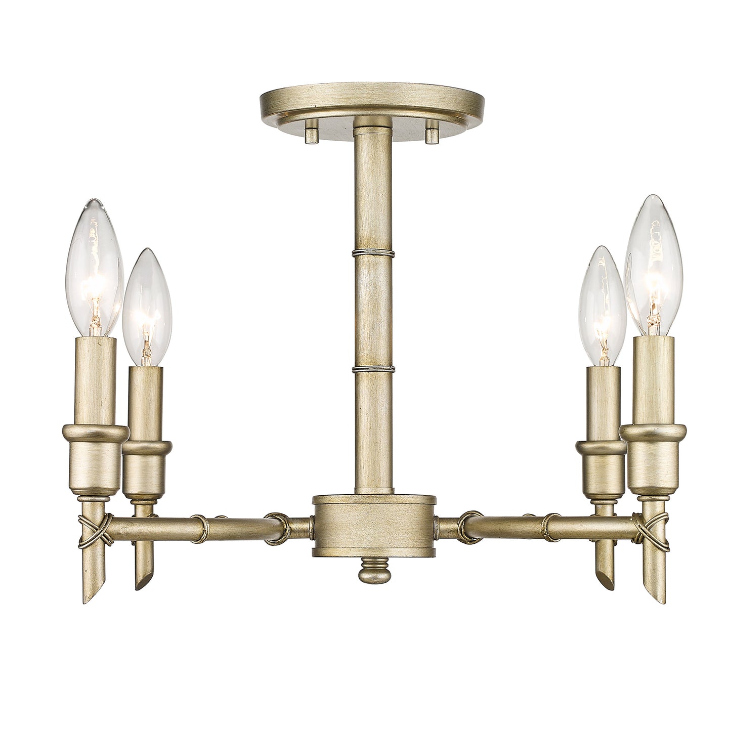 Nigel- Semi-Flush in White Gold