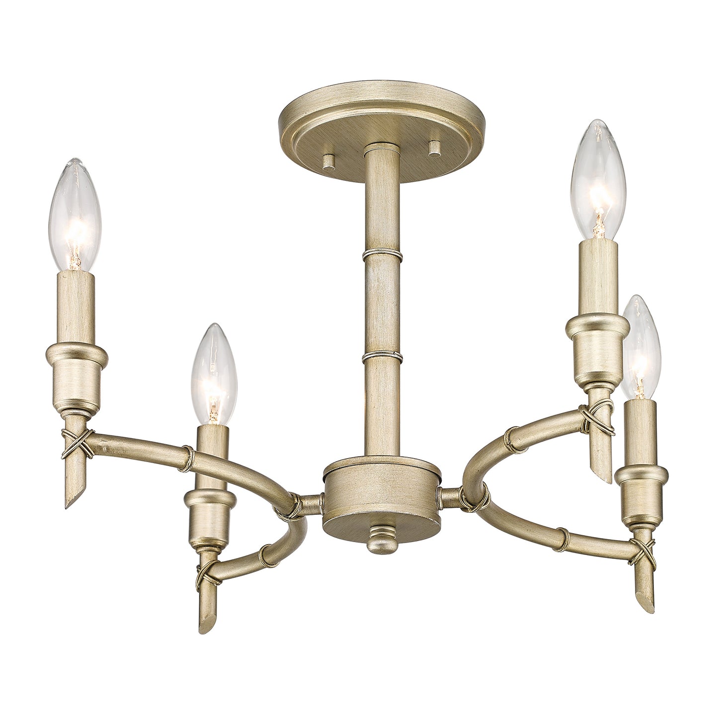 Nigel- Semi-Flush in White Gold