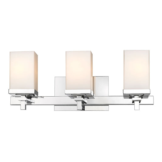 Manning 3 Light Bath Vanity in Chrome